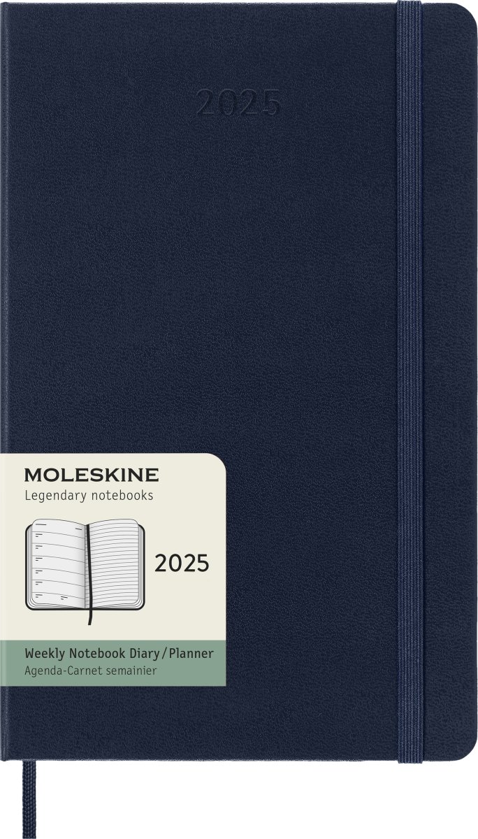 Moleskine 2025 Kalender | H | Uge | L | Blå