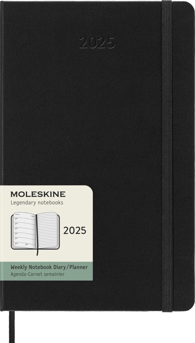 Moleskine 2025 Kalender | H | Uge | L | Sort