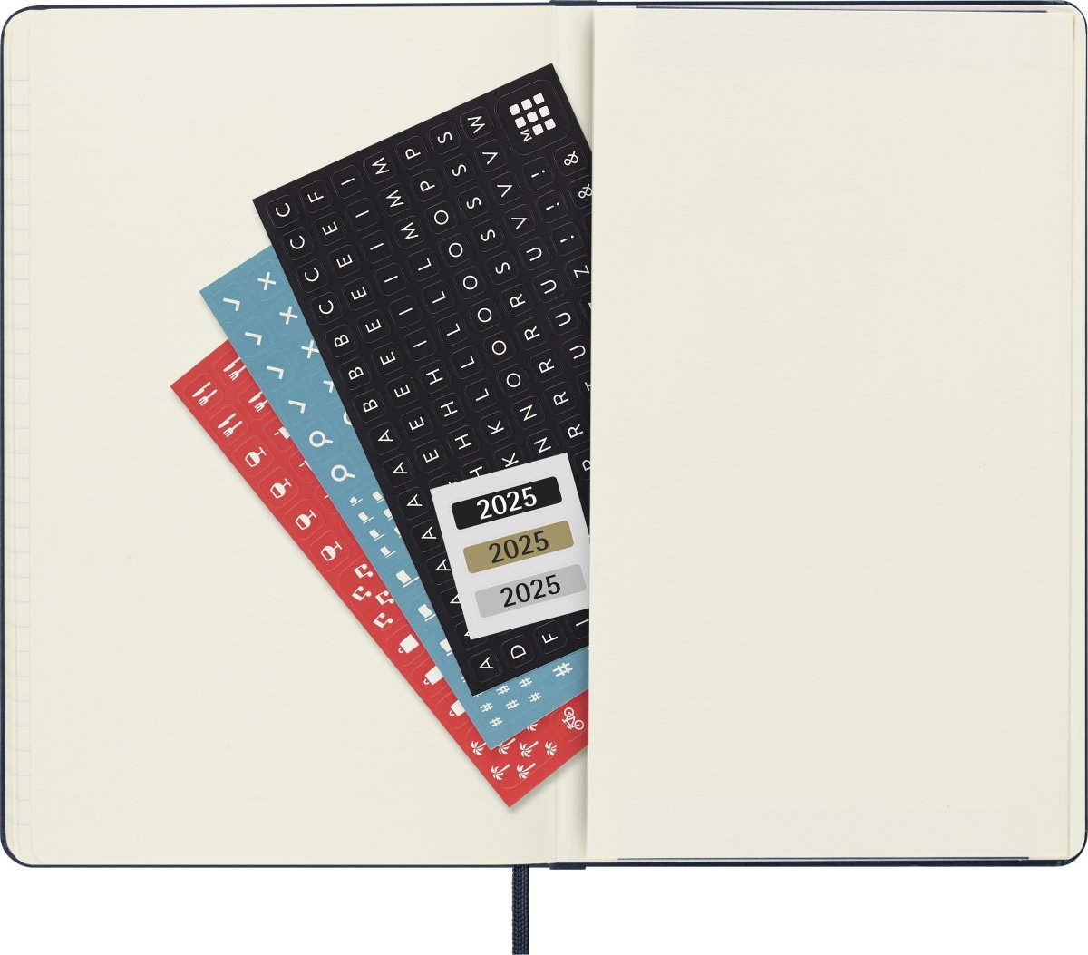 Moleskine 2025 Kalender | H | Uge | L | Sort