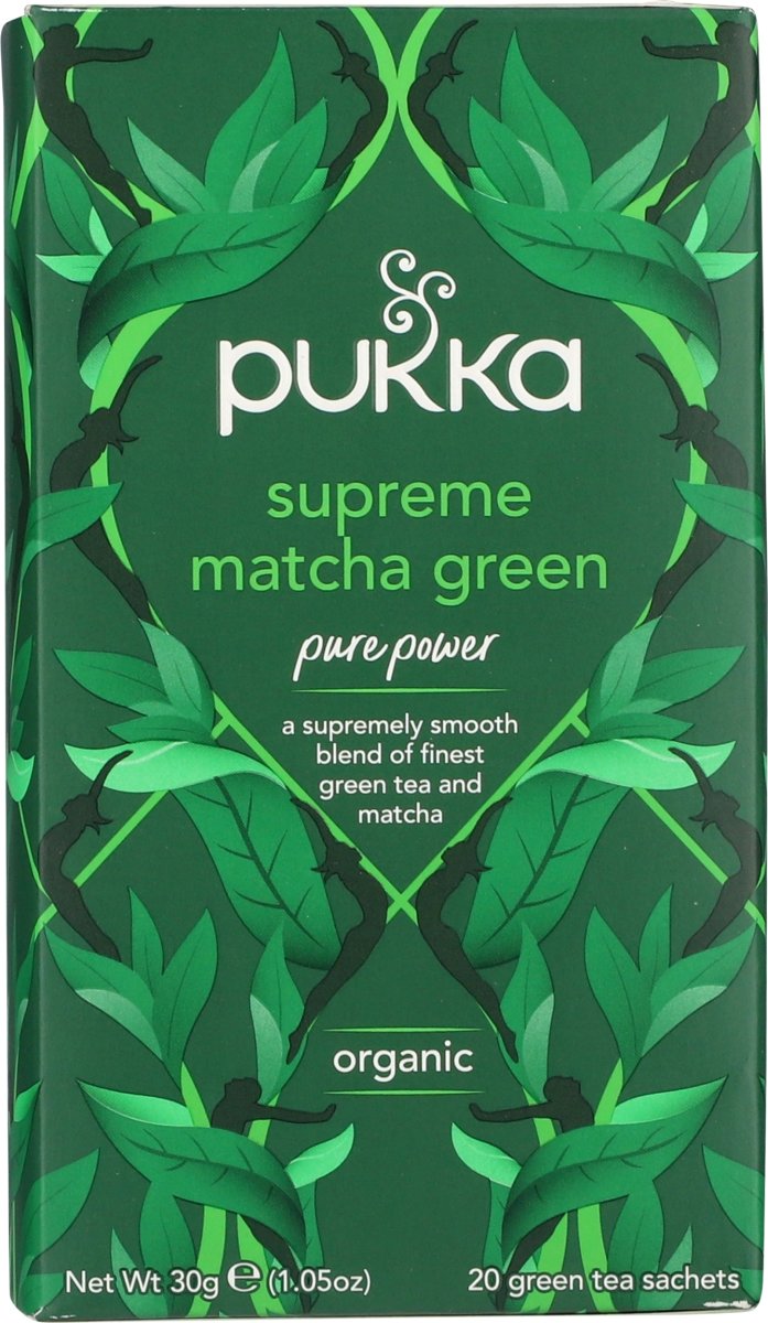 Pukka Supreme Macha Green øko., 20 breve