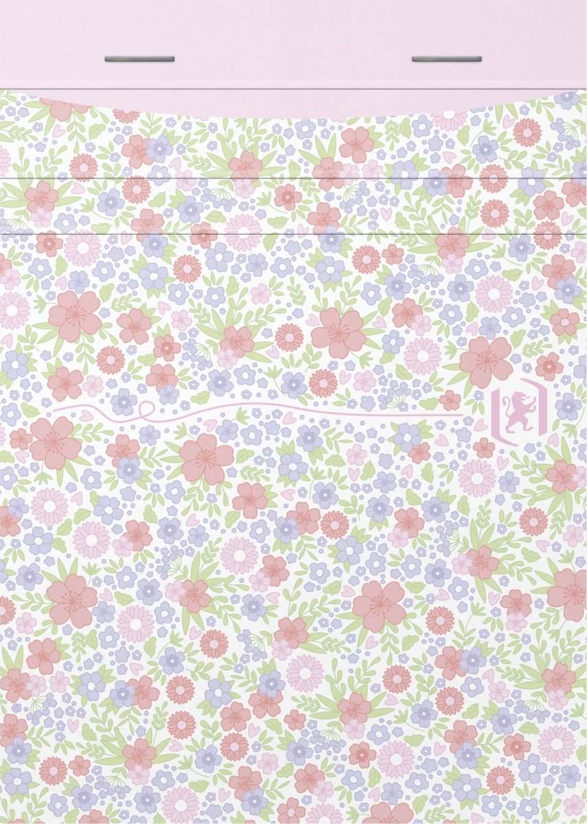 Oxford Floral Notesblok 10x14 cm | Linjeret | Ass.
