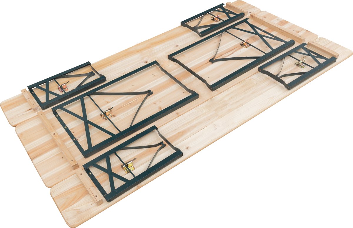 Festival bord-bænkesæt, foldbart, 200x50 cm, FSC