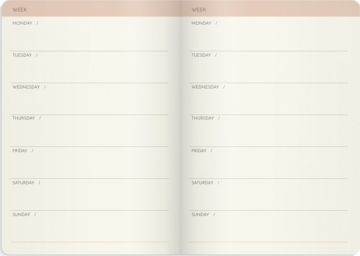 Burde Deluxe Week Planner