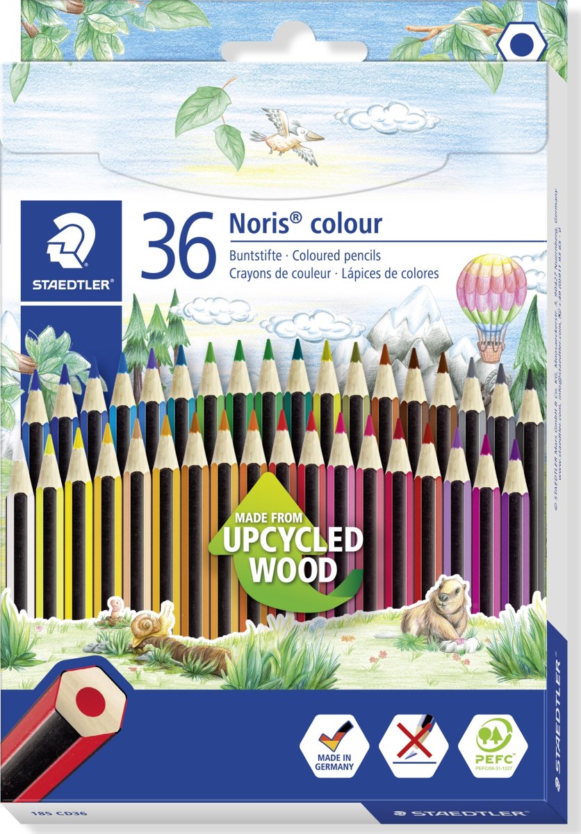Staedtler Noris 185 Farveblyanter | 36 farver