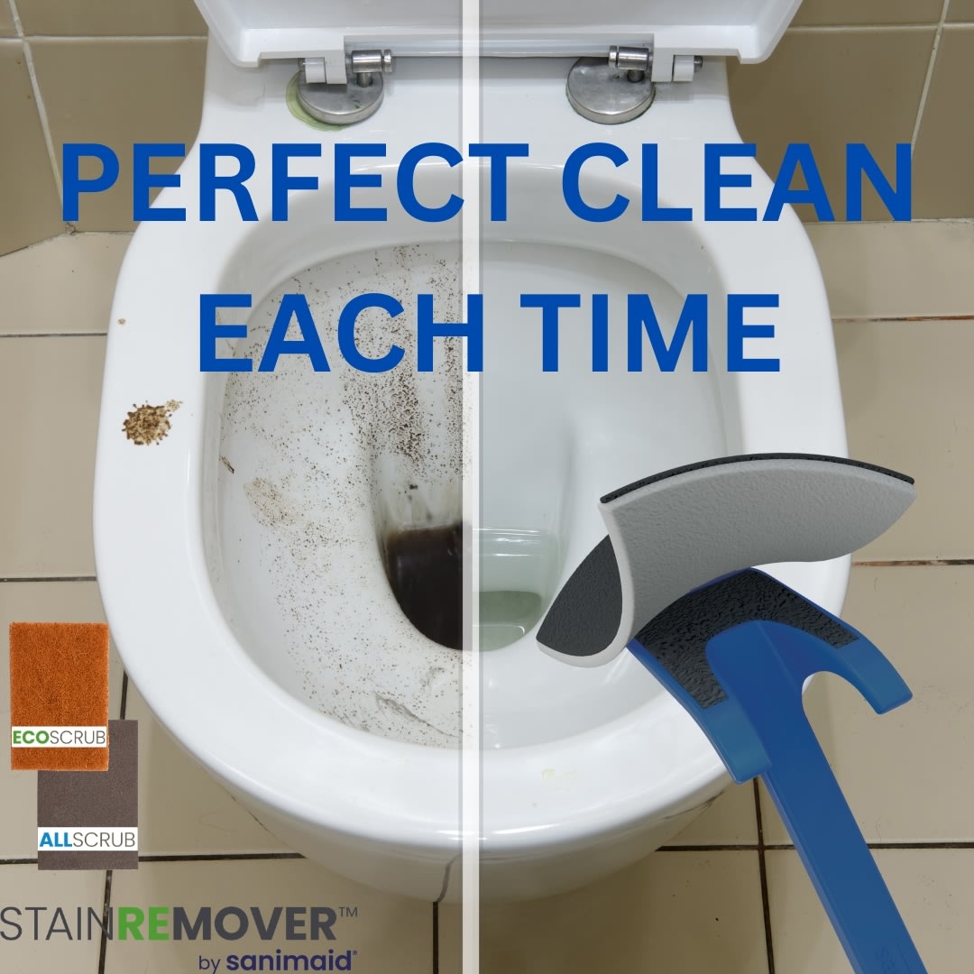 Sanimaid StainRemover Kalkfjernerbørste, blå