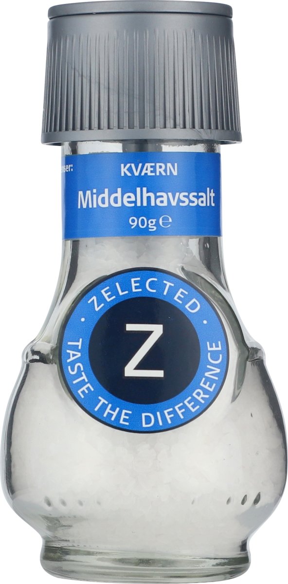 Zelected SpiZe kværn m. 90g middelhavssalt