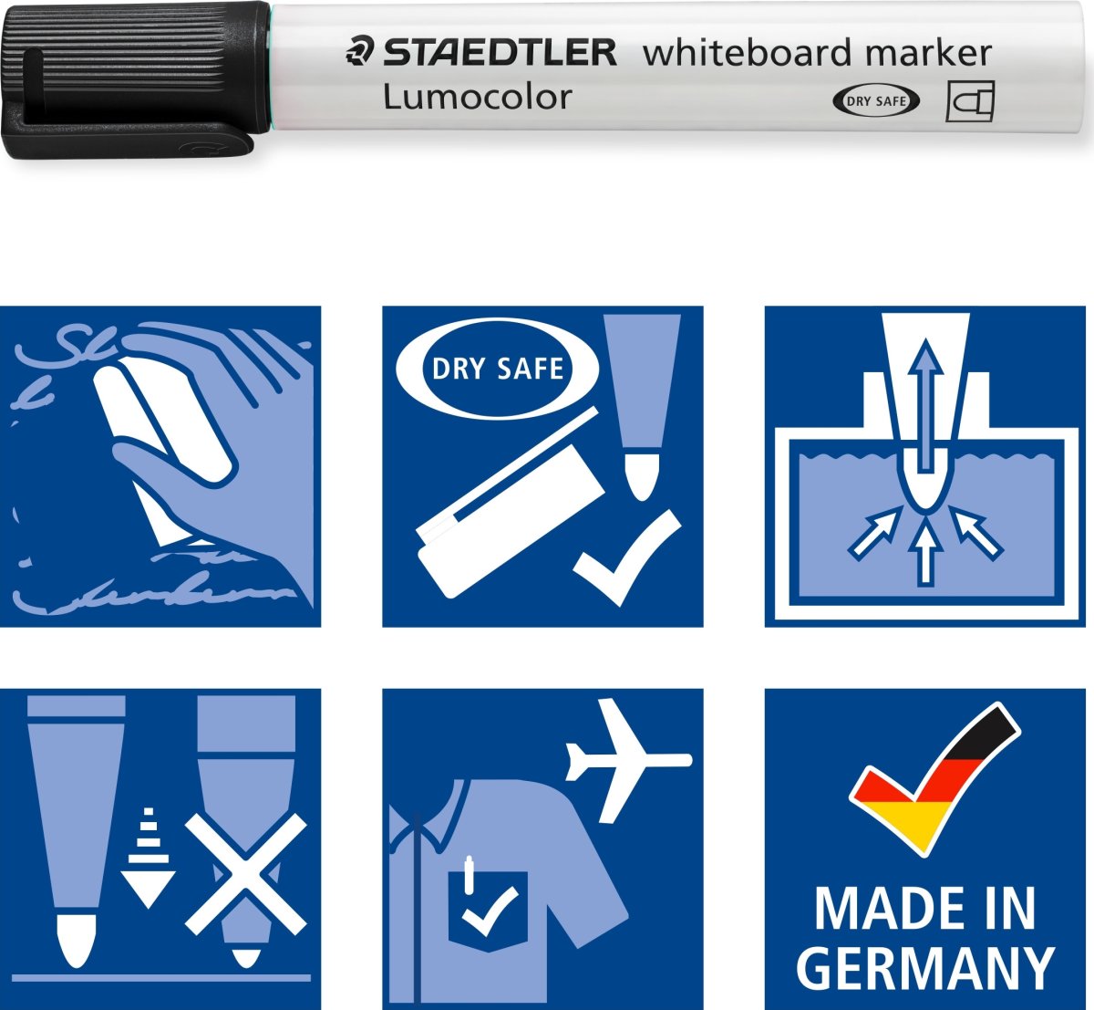 Staedtler 351 Whiteboard Marker | 4 sorte