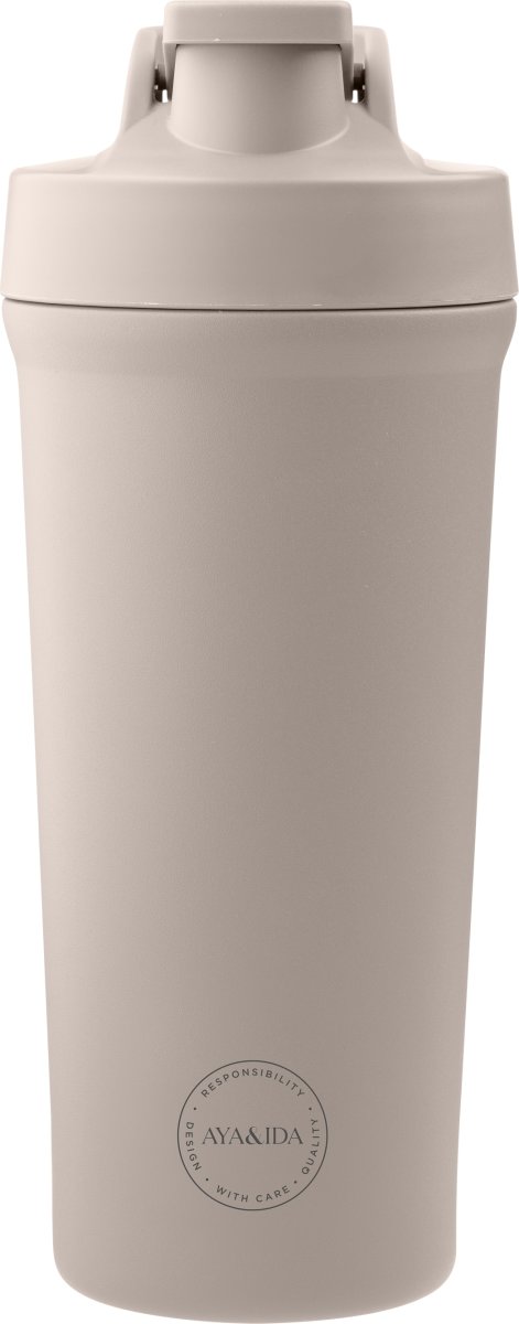 AYA&IDA Shaker Bottle, 750 ml, Beige