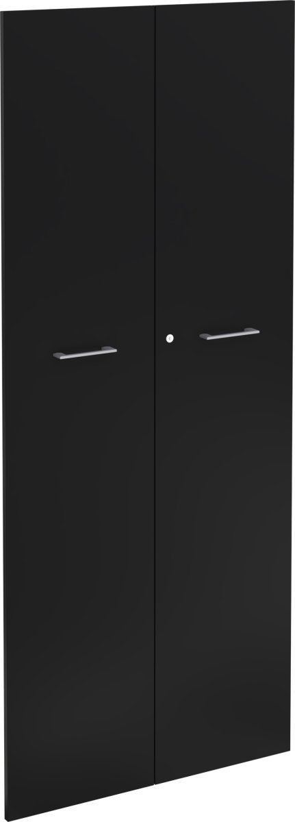 Jive lågesæt t/5 rum m/lås mat sort decor laminat