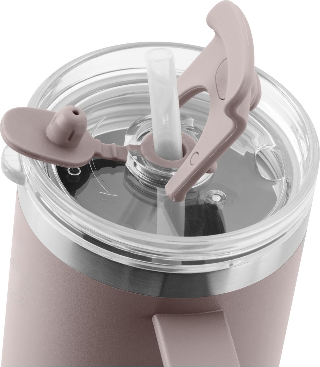 AYA&IDA Thermo Cup With Straw, Rosa