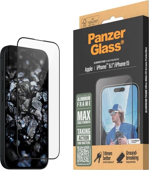 Panzerglass Apple iPhone 16, gennemsigtig