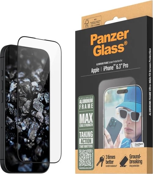 PanzerGlass Apple iPhone 16 Pro, gennemsigtig