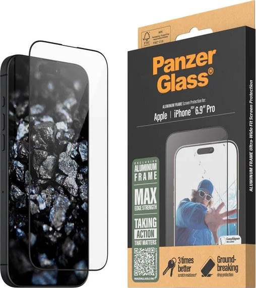 PanzerGlass iPhone 16 Pro Max, gennemsigtig