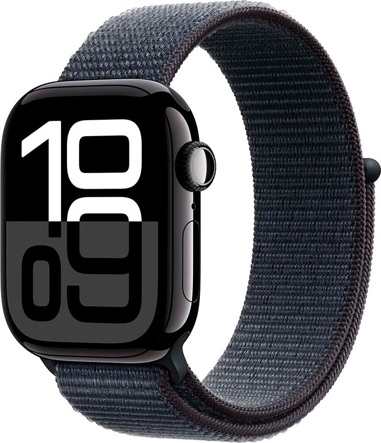 Apple Watch Series 10 GPS, 42mm, jet sort, loop