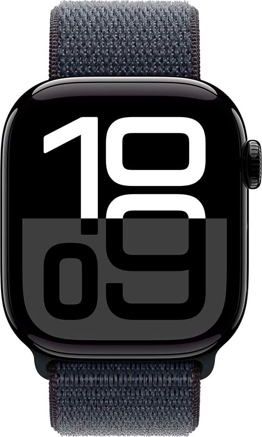 Apple Watch Series 10 GPS, 42mm, jet sort, loop