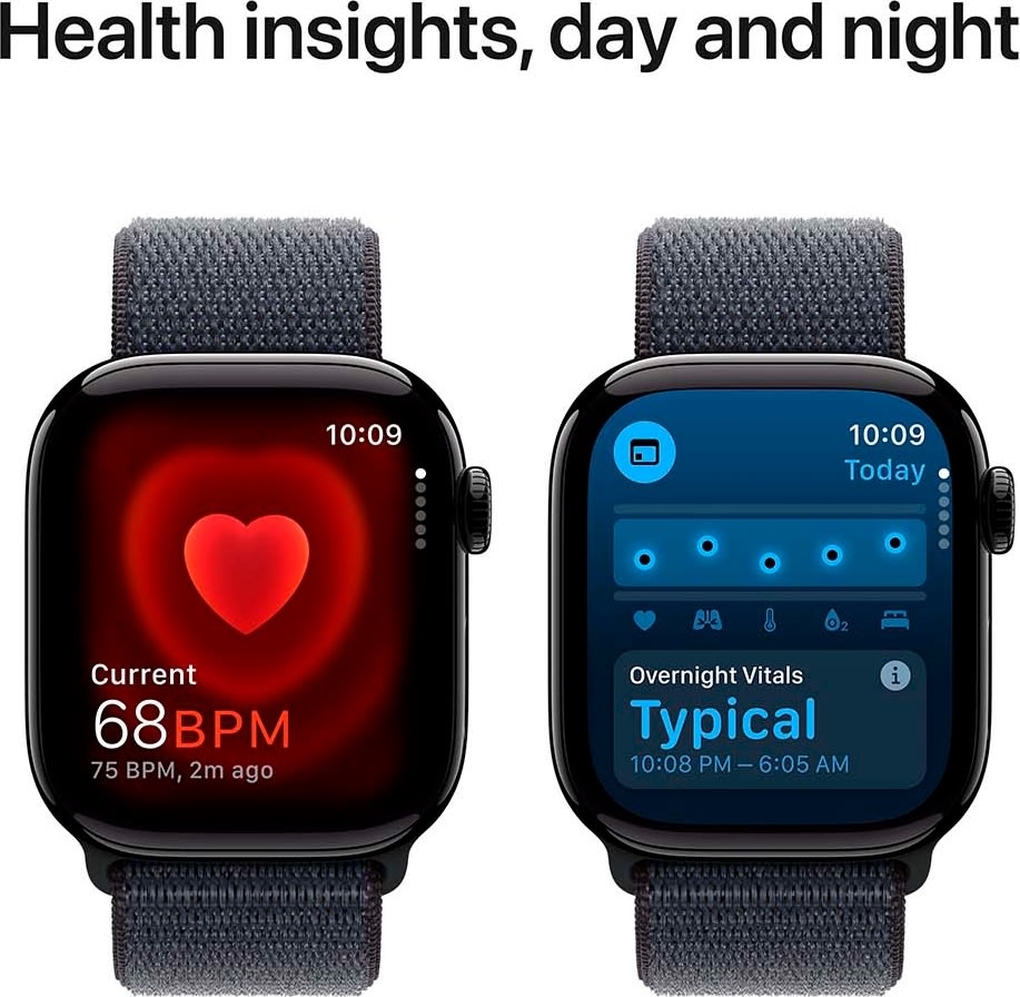 Apple Watch Series 10 GPS, 42mm, jet sort, loop