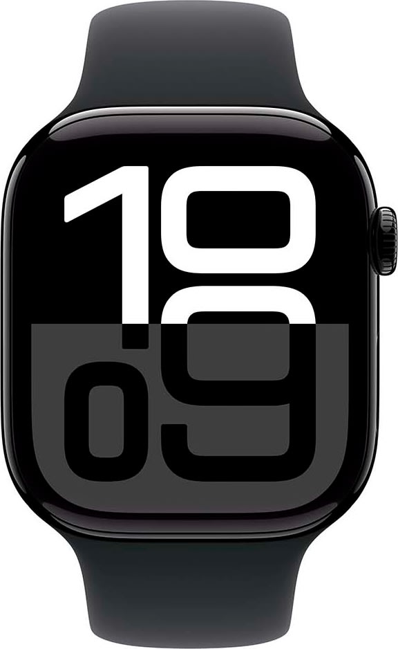 Apple Watch Series 10 GPS, 46mm, jet sort, M/L