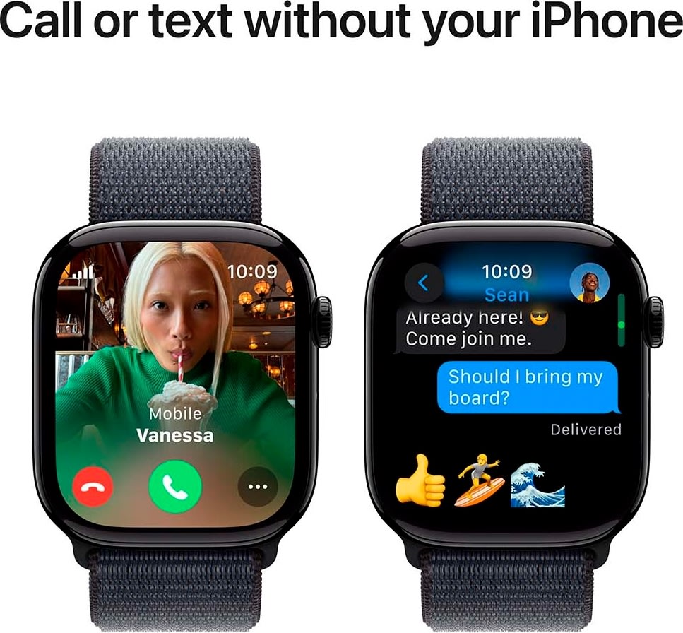 Apple Watch Series 10 GPS, 46mm, jet sort, loop
