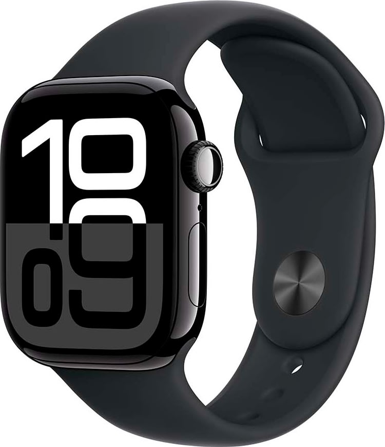 Apple Watch Series 10 (GPS+4G) 42mm, jet sort, M/L