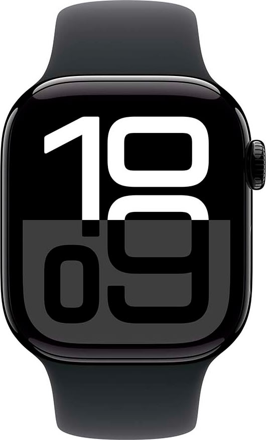 Apple Watch Series 10 (GPS+4G) 42mm, jet sort, M/L