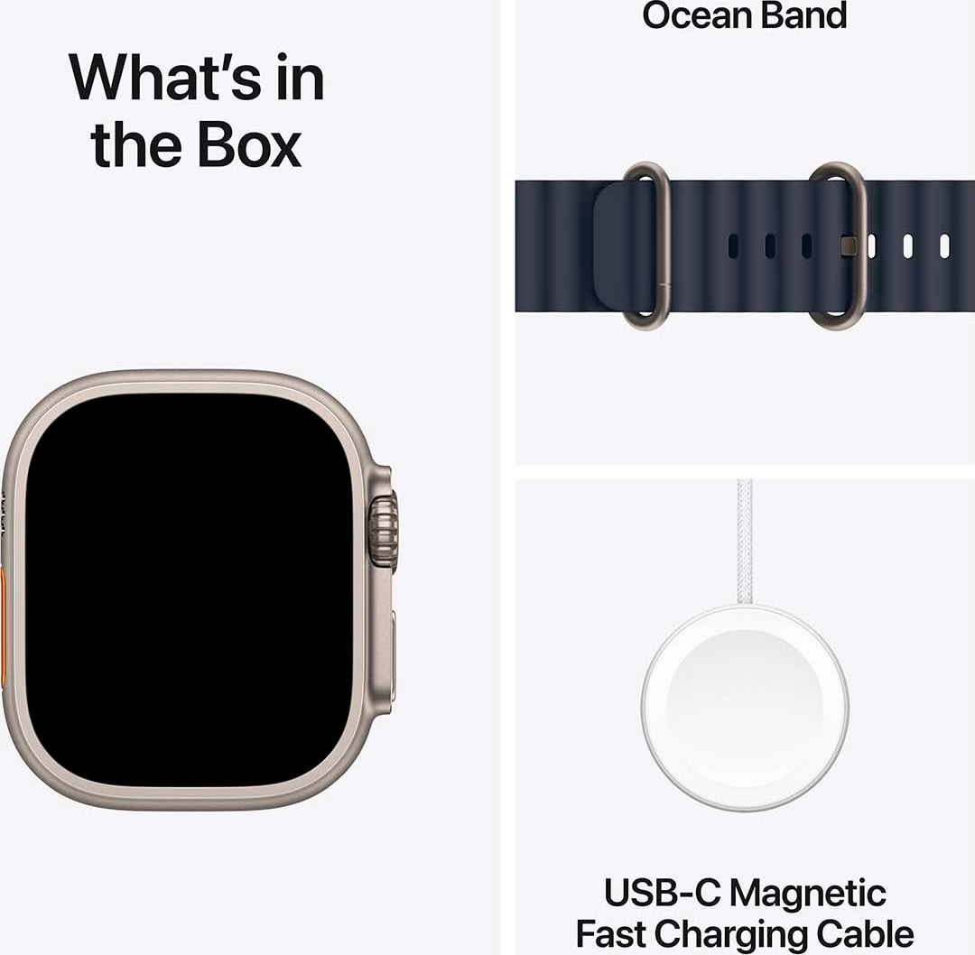 Apple Watch Ultra 2 (GPS+4G) 49mm, naturligt titan