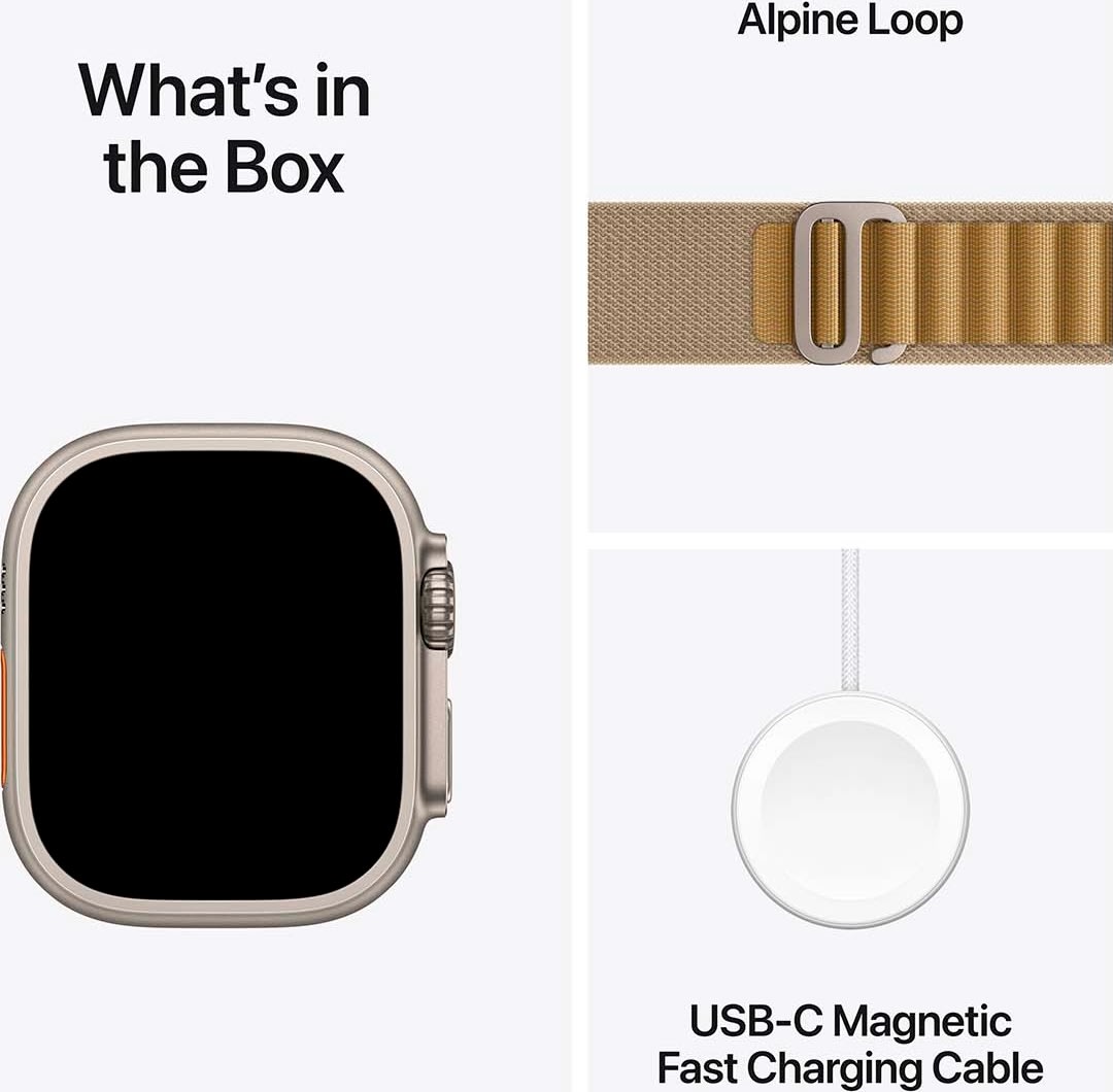 Apple Watch Ultra 2 (GPS+4G) 49mm, naturligt, M