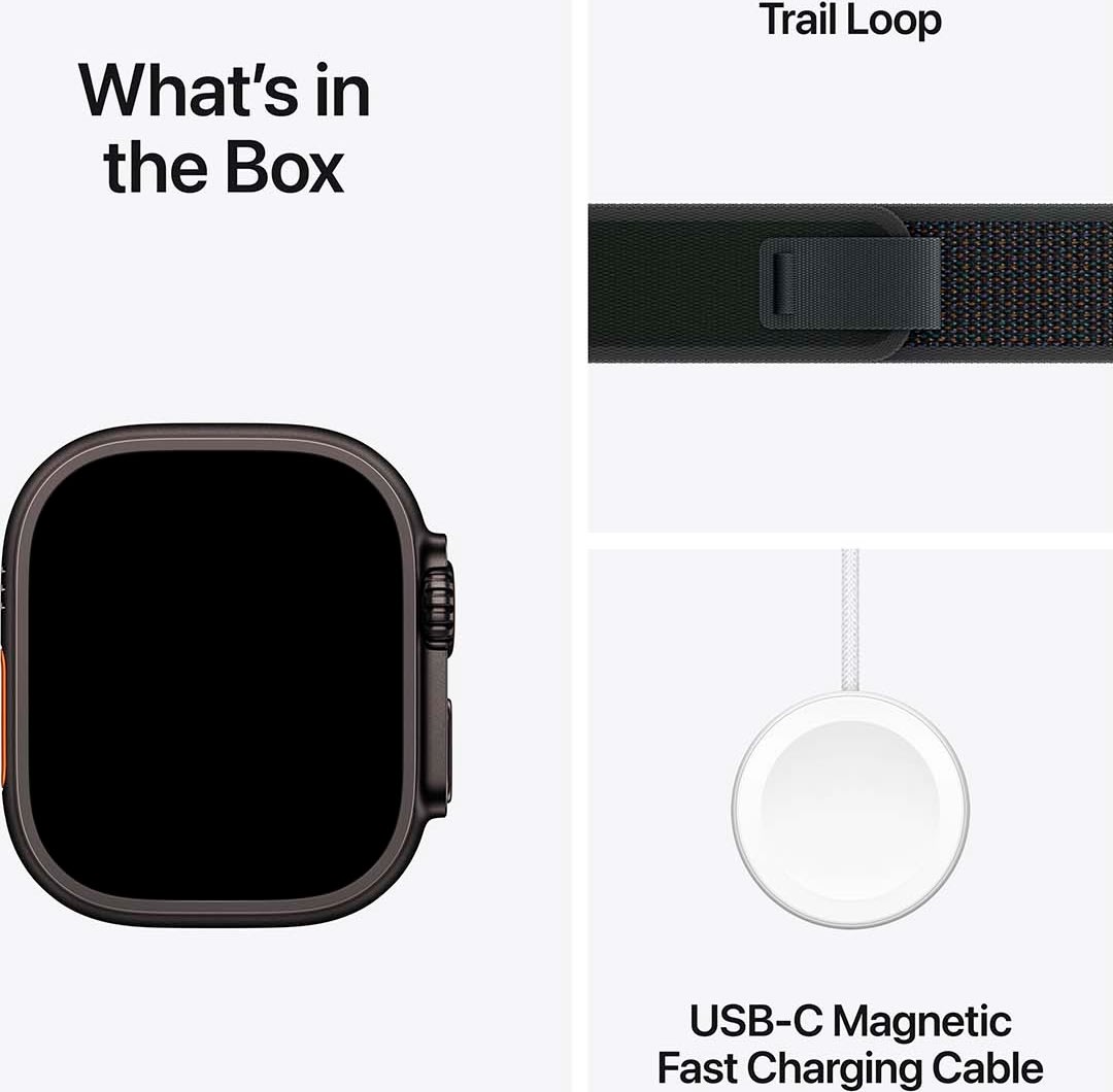 Apple Watch Ultra 2 (GPS+4G) 49mm, sort titan, M/L