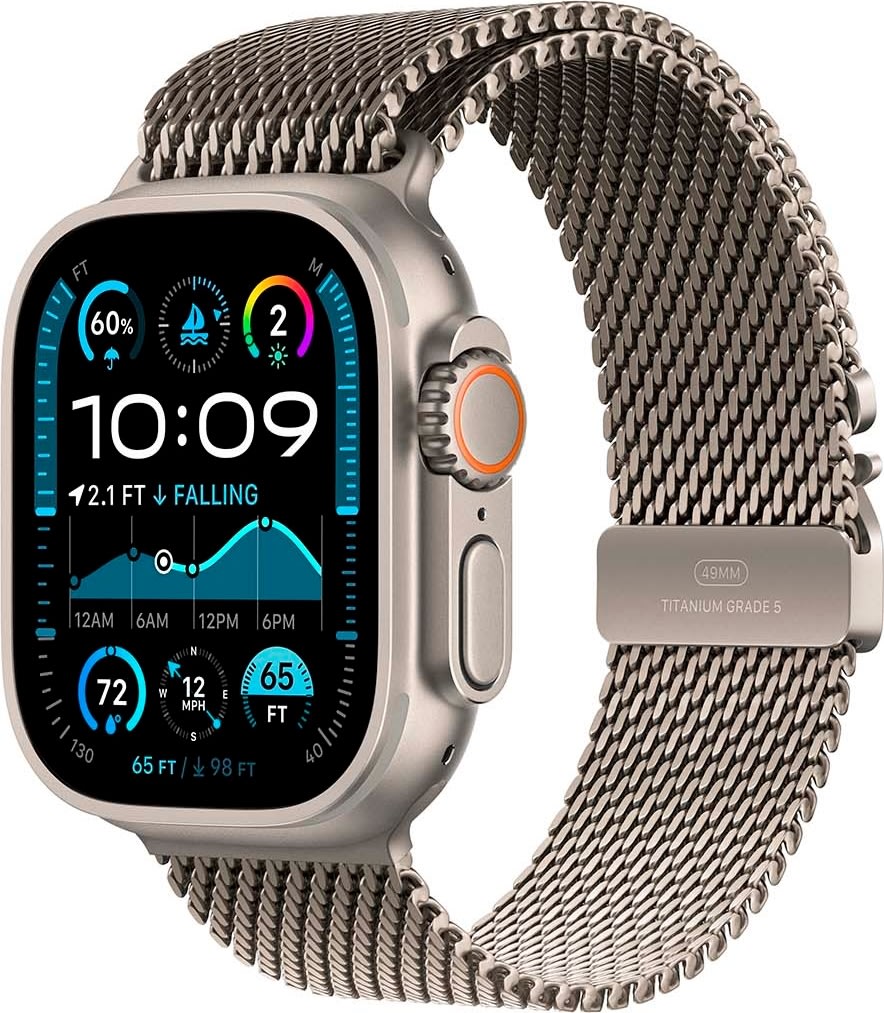 Apple Watch Ultra 2 (GPS+4G) 49mm, naturligt, M