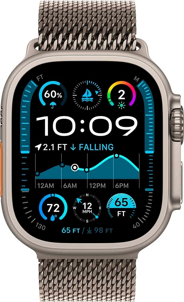 Apple Watch Ultra 2 (GPS+4G) 49mm, naturligt, M