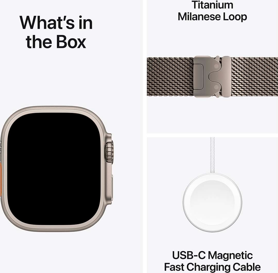 Apple Watch Ultra 2 (GPS+4G) 49mm, naturligt, M