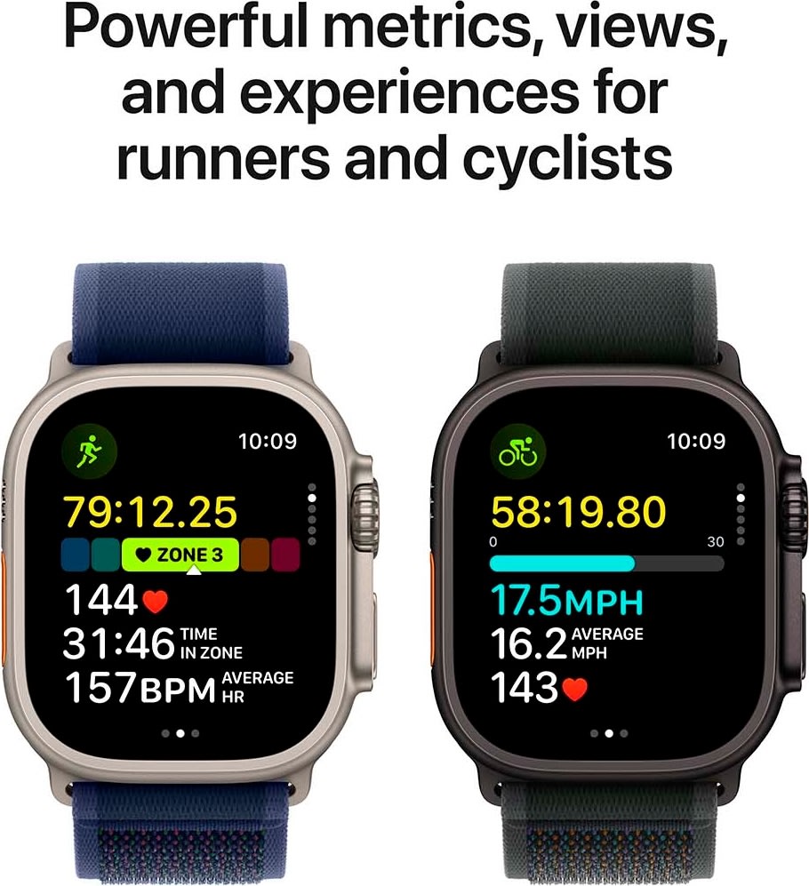 Apple Watch Ultra 2 (GPS+4G) 49mm, sort titan, M