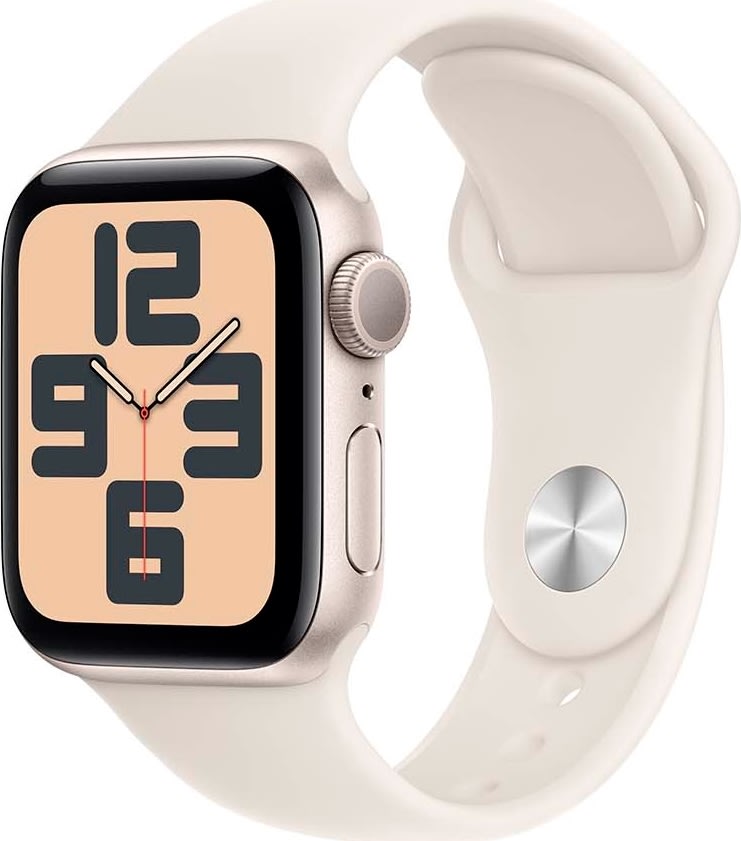 Apple Watch SE GPS, 40mm, stjerneskær, S/M