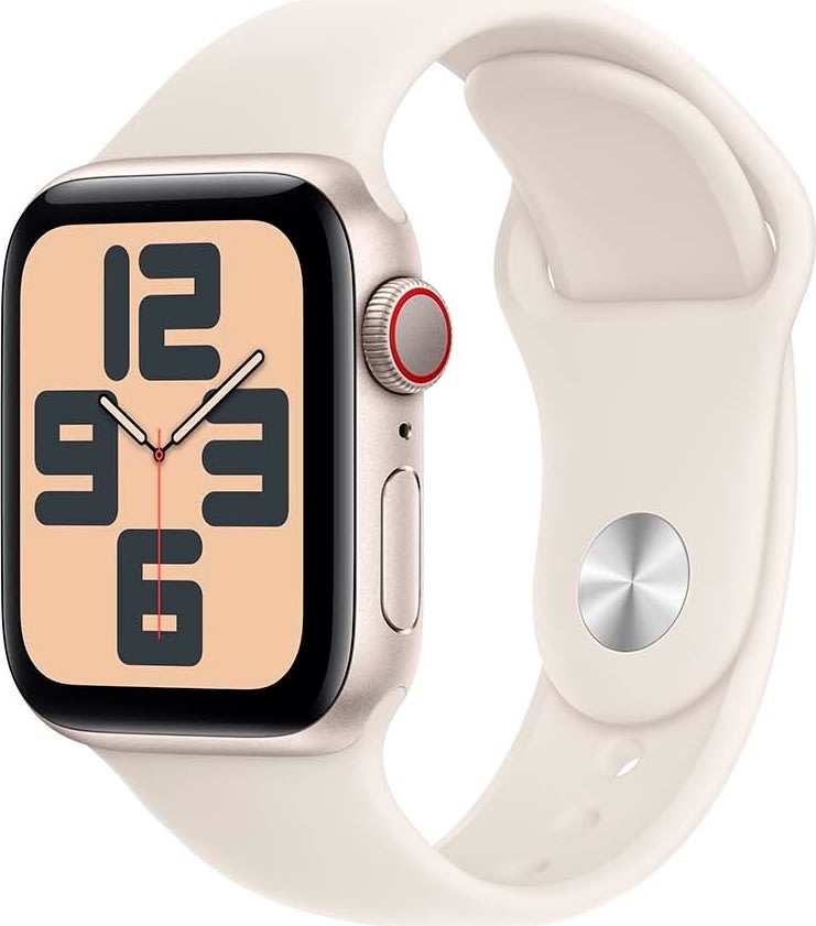 Apple Watch SE (GPS+4G) 40mm, stjerneskær, S/M