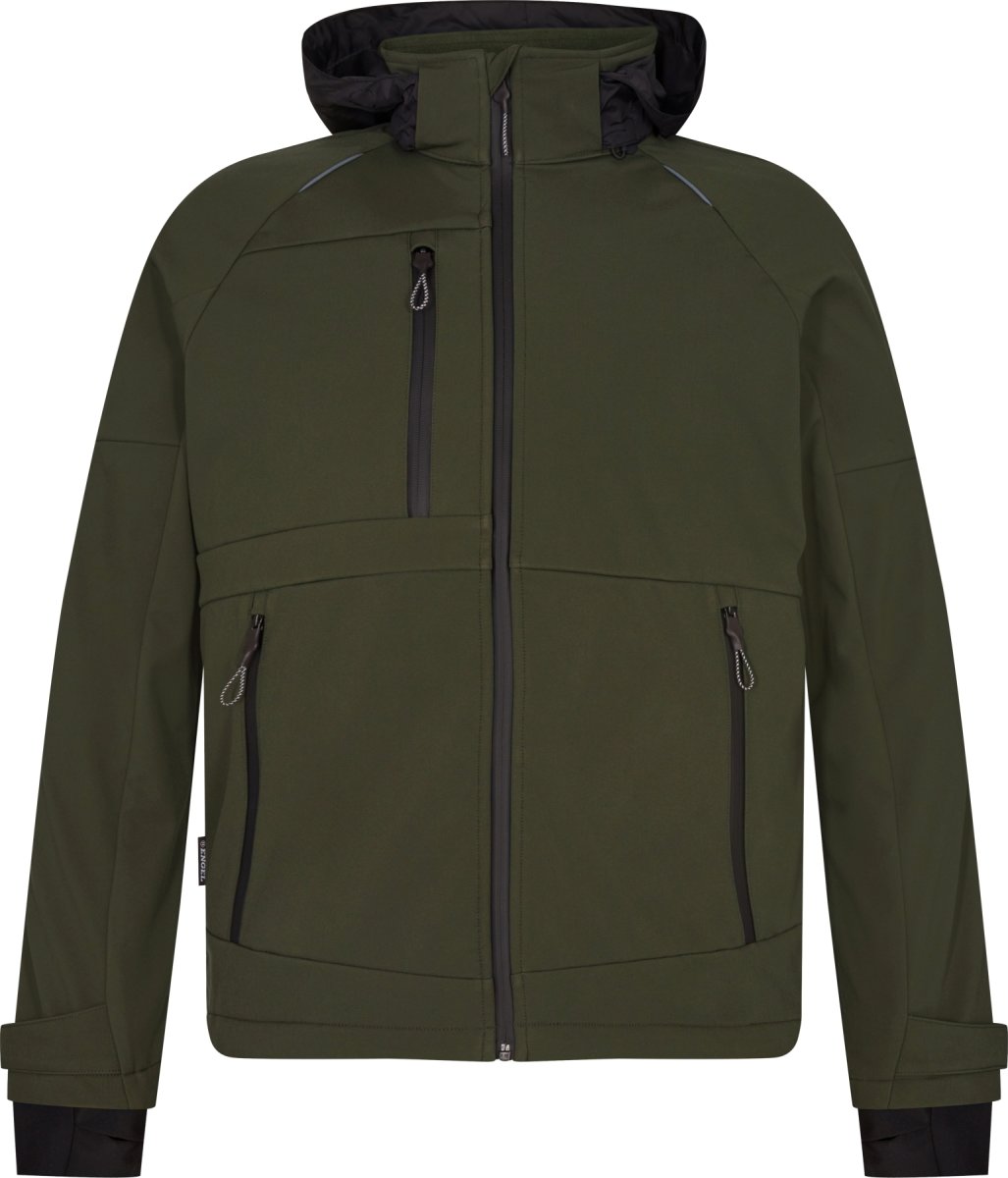 Engel X-treme softshelljakke, Grøn, Str. 2XL