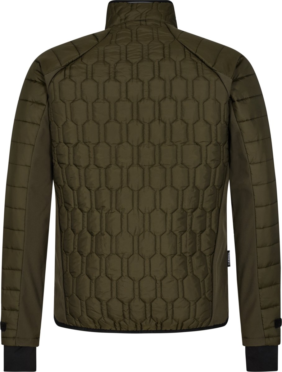Engel X-treme quiltet jakke, Grøn, Str. 2XL
