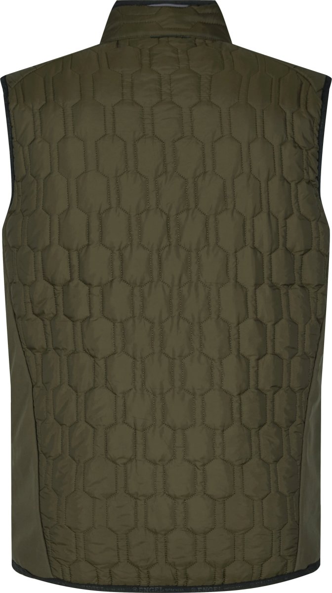 Engel X-treme quiltet vest, Grøn, Str. M
