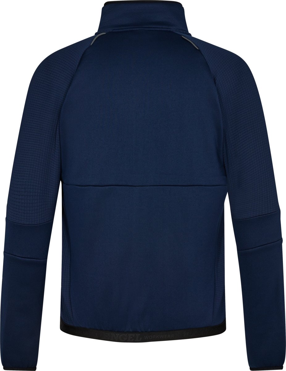 Engel X-treme midlayer cardigan, Blå, Str. S