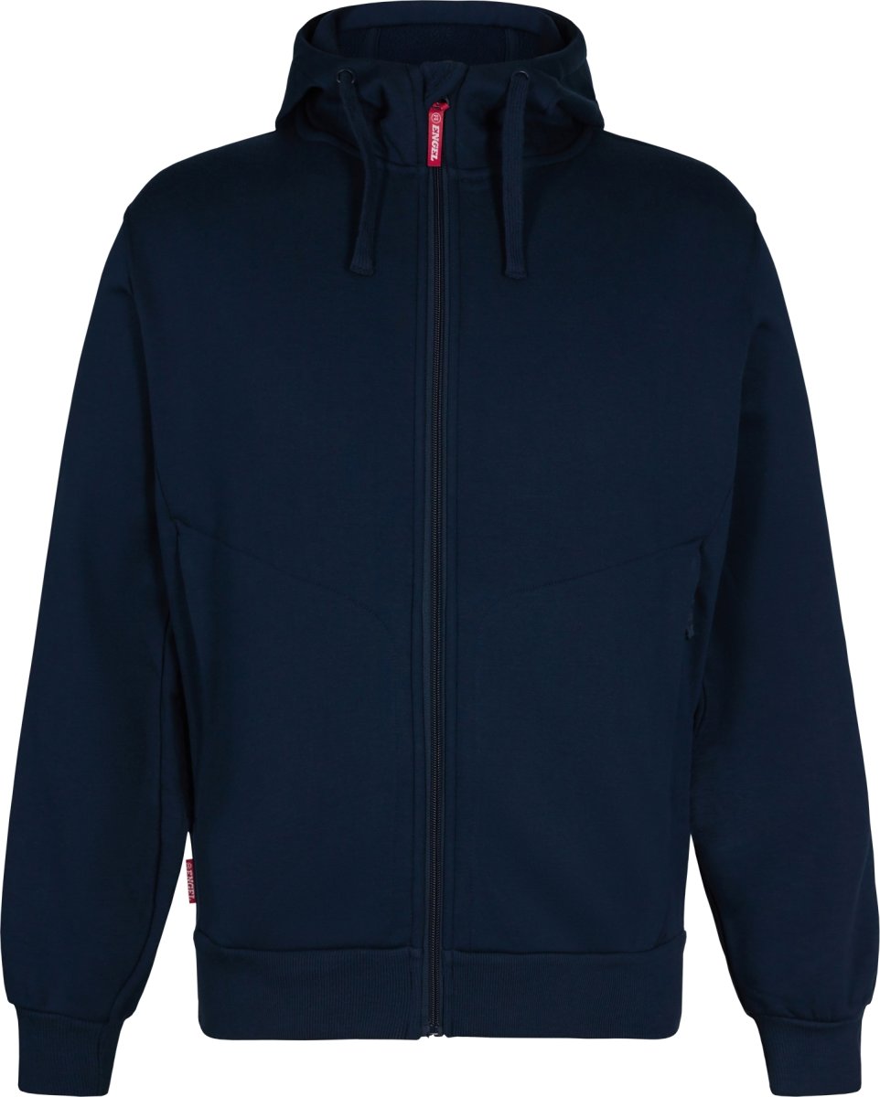 Engel Extend sweatshirt m. hætte, Blå, Str. M
