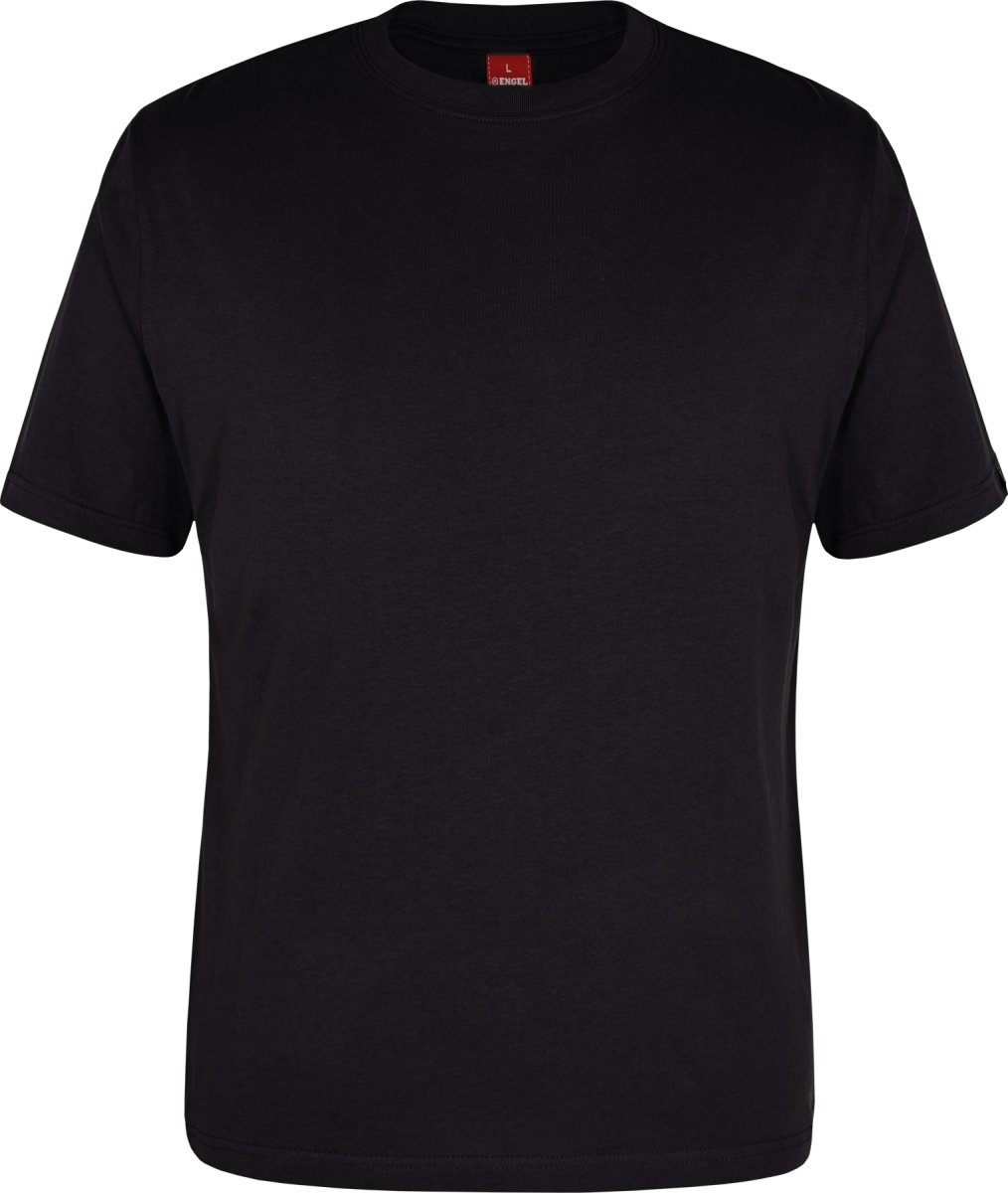 Engel Extend bomuld T-shirt, Sort, Str. L