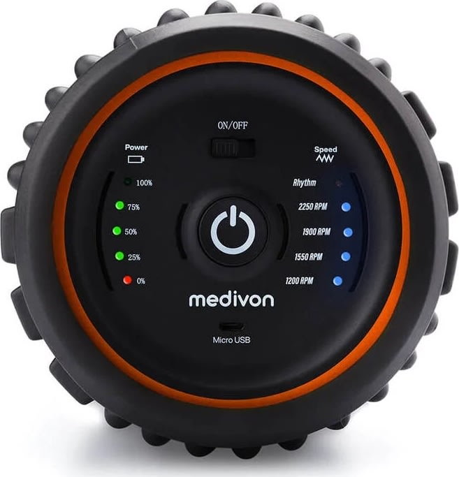 Medivon Foam body Roller, sort