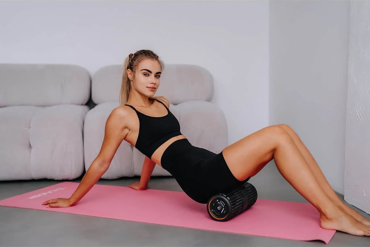 Medivon Foam body Roller, sort