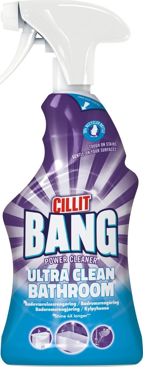 Cillit Bang Rengøringsspray | Badeværelse | 750 ml