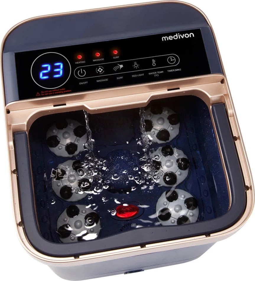 Medivon Fodmassager Hydro, Blå