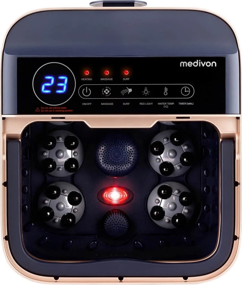 Medivon Fodmassager Hydro, Blå