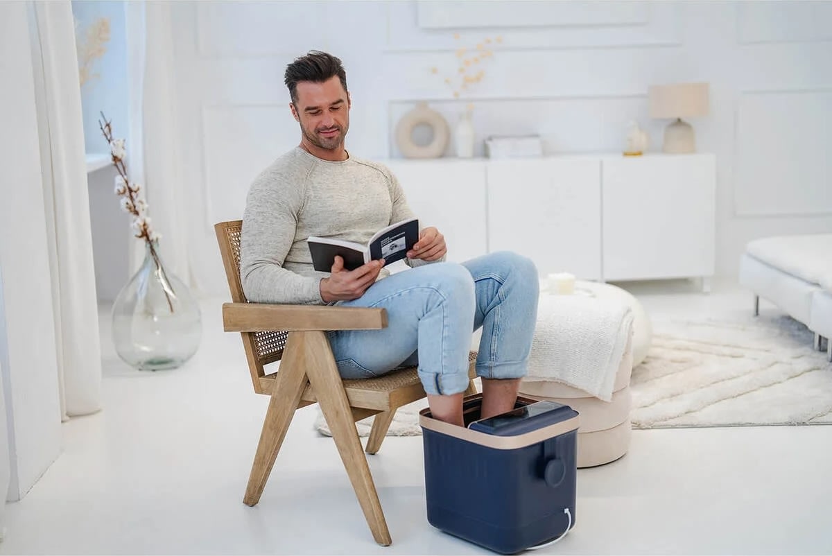 Medivon Fodmassager Hydro, Blå
