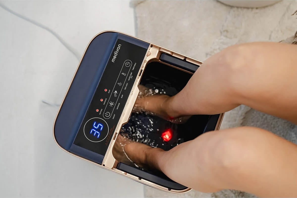Medivon Fodmassager Hydro, Blå