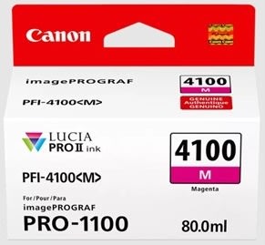 Canon PFI-4100 blæktank, 80 ml, magenta
