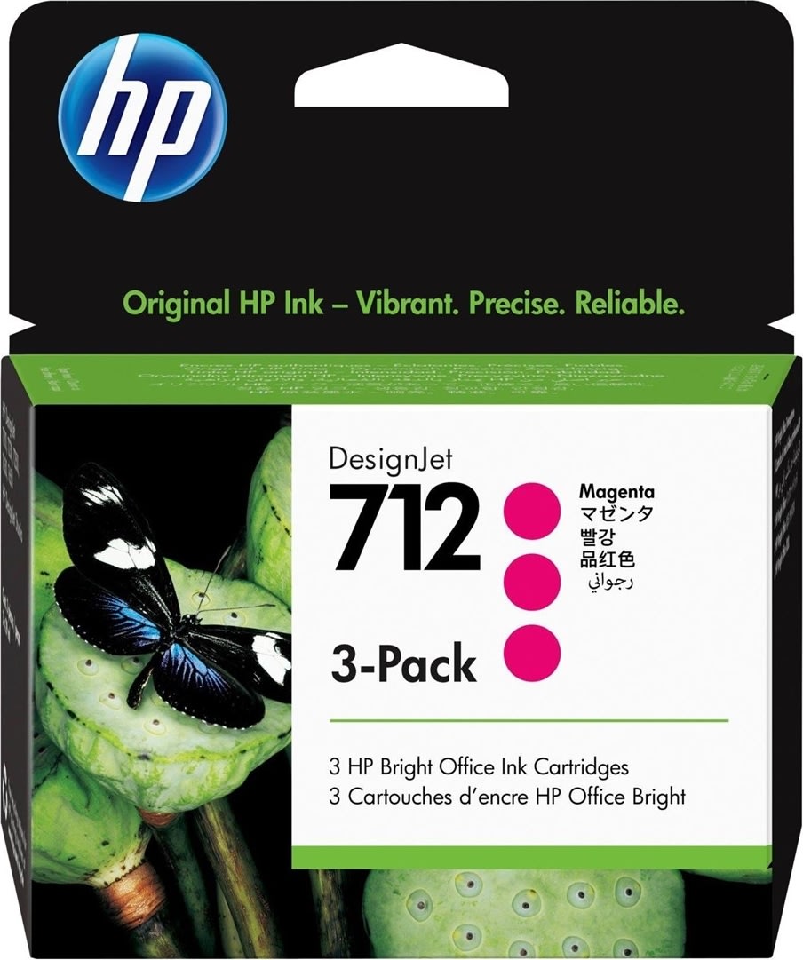 HP 712 blækpatron 29ml, Magenta