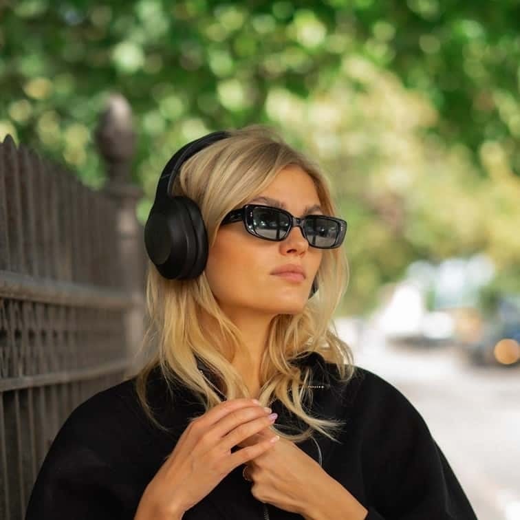 SoundLiving Wave headset, sort
