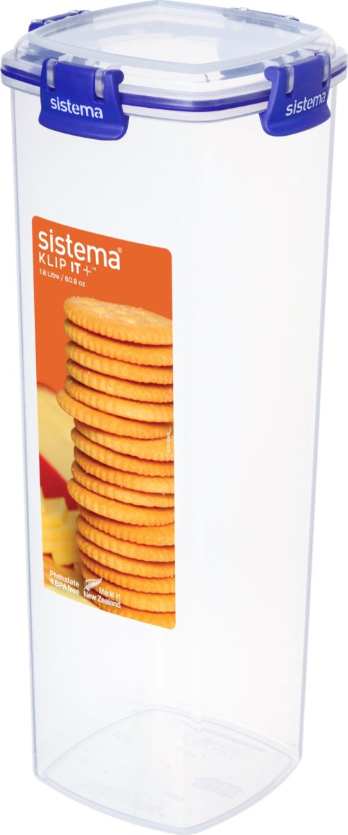 Sistema Klip It+ kikse opbevaringsboks, 1,8L